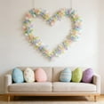 thumbnail image 6 of Pastel Easter Garland - Resilient Plastic Decor with Tinsel & Confetti, 2m Long for Festive Decorating, 6 of 9