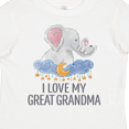 thumbnail image 4 of Inktastic I Love My Great Grandma Cute Elephants in Night Sky Boys or Girls Toddler T-Shirt, 4 of 5