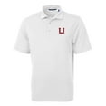 thumbnail image 2 of Men's Cutter & Buck White Utah Utes Team Big & Tall Virtue Eco Pique Recycled Polo, 2 of 3