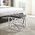 thumbnail image 2 of Modway Intersperse Ottoman in Silver Gray, 2 of 6