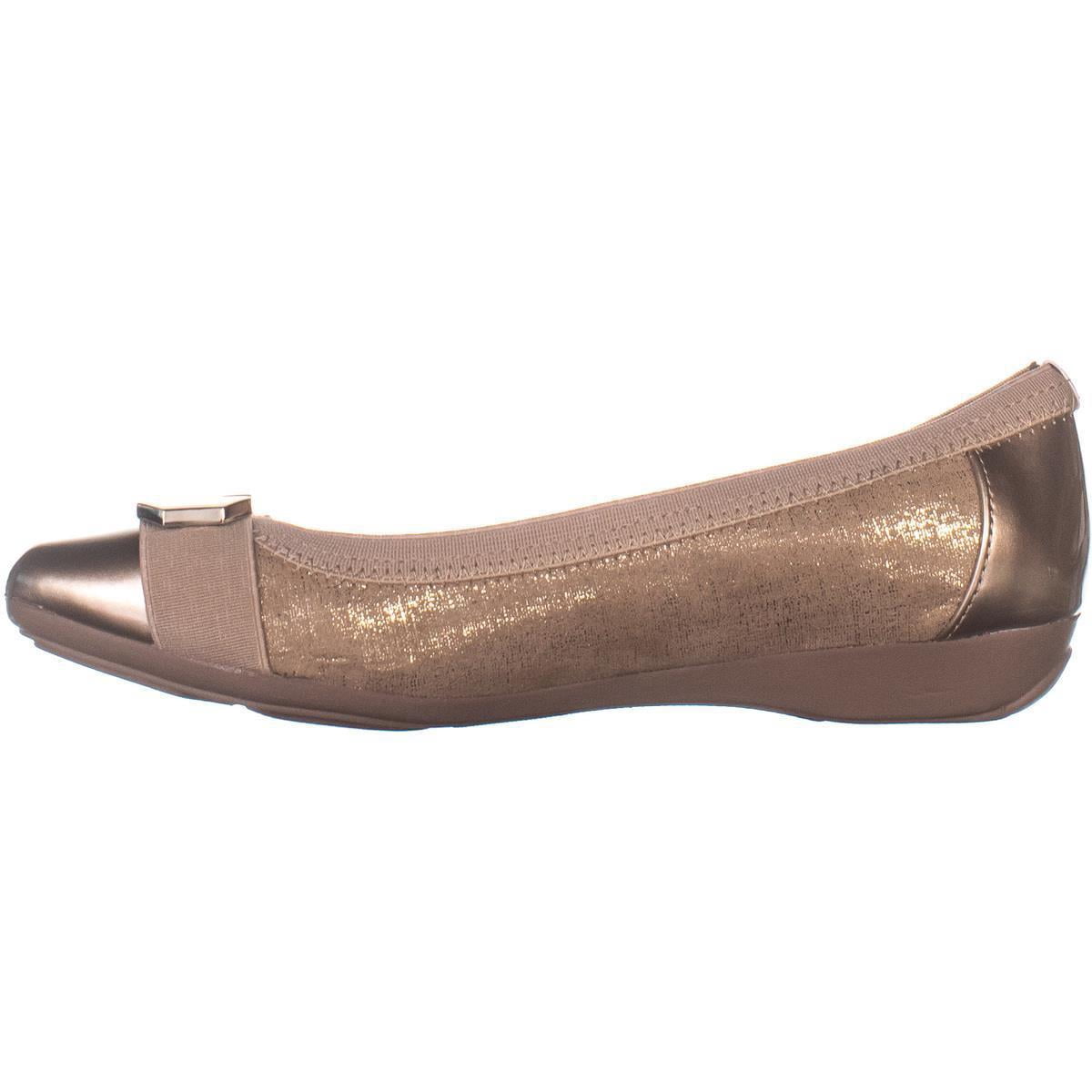 anne klein uplift buckle flats