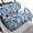 Shark Camouflage Pattern, variant on Pzuqiu Dinosaur Silhouette Camo Golf Cart Seat Cover Set - 2-Piece Stretchable Washable Protector | Fits EZGO, Club Car & Yamaha | Fun Golf Cart Accessory
