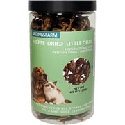 Freeze Dried Little Quail, 4.5 Oz Freeze dried Quail Dogs Cat Treats, Single Ingredient Freeze Dried Cat and Dog Treats Delicious Training Snacks, Natural Food Healthy Animal Protein Pet Food