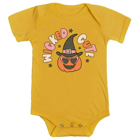

Wicked Cute Pumpkin Shirts and Bodysuits for Infant Baby and Toddler Girls Mustard Bodysuit 24 Months