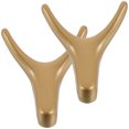thumbnail image 1 of Houderco 2Ud Para Pared Dorados En Forma De Cuerno Para Organizar Ropa Y Accesorios, 1 of 6