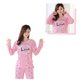 thumbnail image 3 of WHAMVOX Pijama De Para Mujer En Rosa Conjunto De Dos Piezas Manga Larga Cómodo, 3 of 8