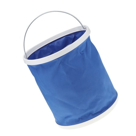 Collapsible Bucket with Handler, Car Wash Fishing Bucket, Foldable ...