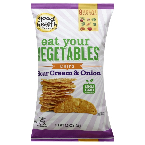 Snikiddy Sour Cream & Onion Veggie Chips, 4.5 Oz.