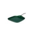 thumbnail image 4 of GraniteStone Emerald Green 10.5" Diamond Infused Griddle Pan, 4 of 4