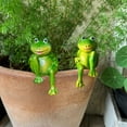 thumbnail image 6 of Sales Today Clearance! Gosuguu Pottery Frog Statue Decoration, 2pcs Ceramic Frog Garden Ornaments, Cute Garden Décor for Courtyards, Yard, and Outdoor Spaces, Garden Sculptures and Statues, 6 of 6