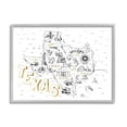thumbnail image 5 of Stupell Industries Illustrated Texas Map Landmarks Destinations Diagram, 20 x 16, Design by Ziwei Li, 5 of 5