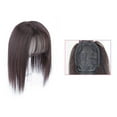 thumbnail image 4 of Women Hair Topper Hairpiece Clip Hair Silk Top Toupee Wiglet Real Fashionable D5 F0O8, 4 of 6