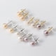 thumbnail image 1 of Pendientes de botón de plata s925 Love Lodge, pendientes de botón de perla fresca de estilo coreano para mujer, perforación de oreja simple, pequeños y delicados G3079, 1 of 5