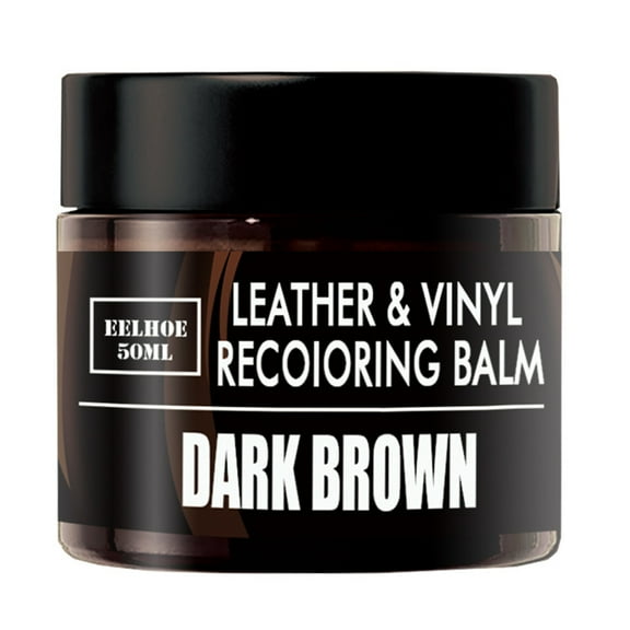 WLIZJ Under $10 Leather Dyeing Paste, Leather Recoloring Balm Leather Restorer for Couches Car Seat (Dark Brown), Household Goods Clearance!