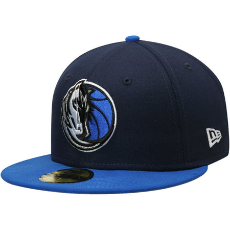 Dallas Mavericks New Era Official Team Color 2Tone 59FIFTY Fitted Hat - Navy/Blue