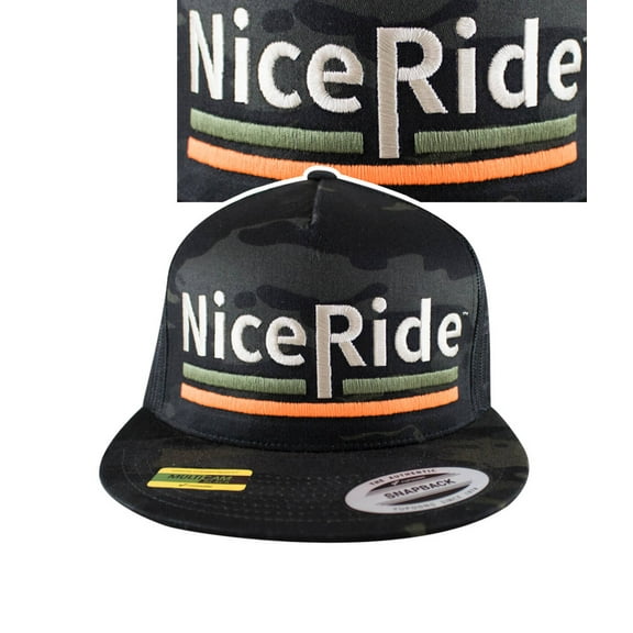 "Low Tide" Camo Adult Trucker Snapback Hat For Men & Women