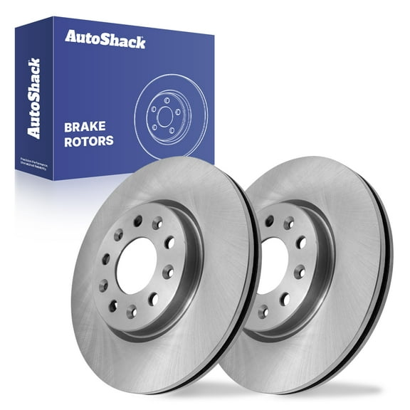 AutoShack Front Vented Brake Rotors 2-PC Set Replacement for 2018-2025 Chevrolet Equinox 2016-2025 Chevrolet Malibu 2018-2024 GMC Terrain 2020-2025 Buick Encore GX 11.81" (300 mm)
