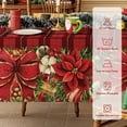 thumbnail image 2 of Softalker Christmas Rectangle Tablecloth, Red Checkered Flower Table Cltoh, Plaid Washable Table Cover for Dining, Kitchen, Holiday, Party Decor (60 x 84 Inch), 2 of 7
