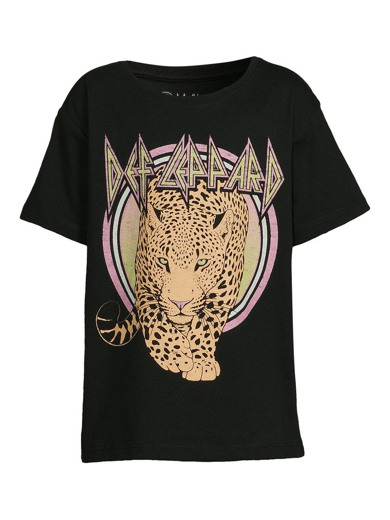 ＤＥＦ　ＬＥＰＰＡＲＤ　ＴＥＥ／ Wonder Nation Girls Def Leppard Graphic Tee, Short Sleeves
