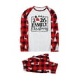 thumbnail image 2 of Sriper Matching Family Pajamas Christmas Loose Raglan Long Sleeve Crewneck Sleepwear Merry Xmas Tree Color Block Cozy Nightwear Funny Plaid Pants 2026 Family Christmas Pjs, 2 of 3