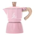 thumbnail image 1 of Cafetera Moka YONGSHENG Aluminio 6 tazas 300 ml Rosa, 1 of 5