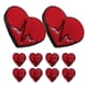 thumbnail image 3 of 10 broches de corazón rojo con forma de corazón, para electrocardiograma, para el Día de San Valentín, para enfermeras y médicos, 3 of 8