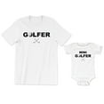 thumbnail image 1 of Golfer Men's T-Shirt Matching Sports Golf Club Graphic Tee Mini Golfer Baby Bodysuit Kids Toddler Shirt, 1 of 3