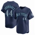 thumbnail image 1 of Men's Seattle Mariners Baseball Jersey #44 Julio Rodriguez Navy Home Player Baseball Shirt, 1 of 2