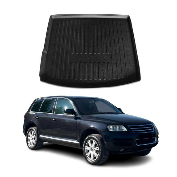 OMAC Cargo Mats Liner for VW Touareg 2004-2010 Black All-Weather TPE