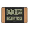 thumbnail image 1 of Reloj digital atómico La Crosse Technology, madera de roble, 1 of 6