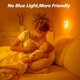 thumbnail image 4 of Luz de noche ámbar, luces de noche que se enchufan a la pared, paquete de 4, luz de noche enchufable, lámpara de noche del anochecer al amanecer, luz de noche LED para dormitorio infantil, B, 4 of 5