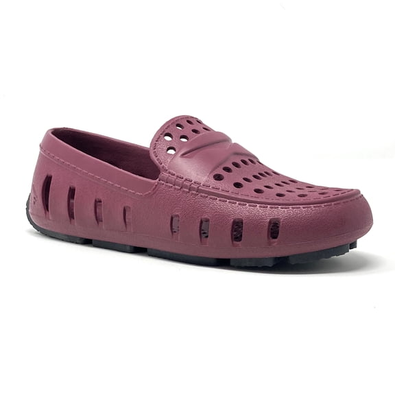 Floafers Prodigy Driver (Toddler/Little Kid/Big Kid) Burgundy/Asphalt 2 Little Kid M