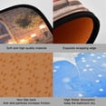 thumbnail image 2 of 2-Piece Kitchen Rugs Set Non-Slip Mats Carpet Floor for Kitchen, Bathroom (19.7"x27.6" & 19.7"x47.2") Sitting Santa Claus, 2 of 7