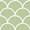 Sage-Scallops, variant on Noble Linens 4 Piece Pattern Microfiber Bed Sheets Set, Navy Scallops, California King