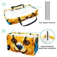thumbnail image 4 of Pixel Dog Large Capacity Reusable Foldable Oxford Cloth Cube Organizer Tote Bag Toy Basket, 4 of 7