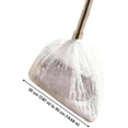 thumbnail image 4 of 100 Pack Disposable Broom Covers for Pet Hair Removal, Dust & Debris Sweeping on Hardwood & Tile Floors, Fits 8-20 Inch Broom Heads, 4 of 10