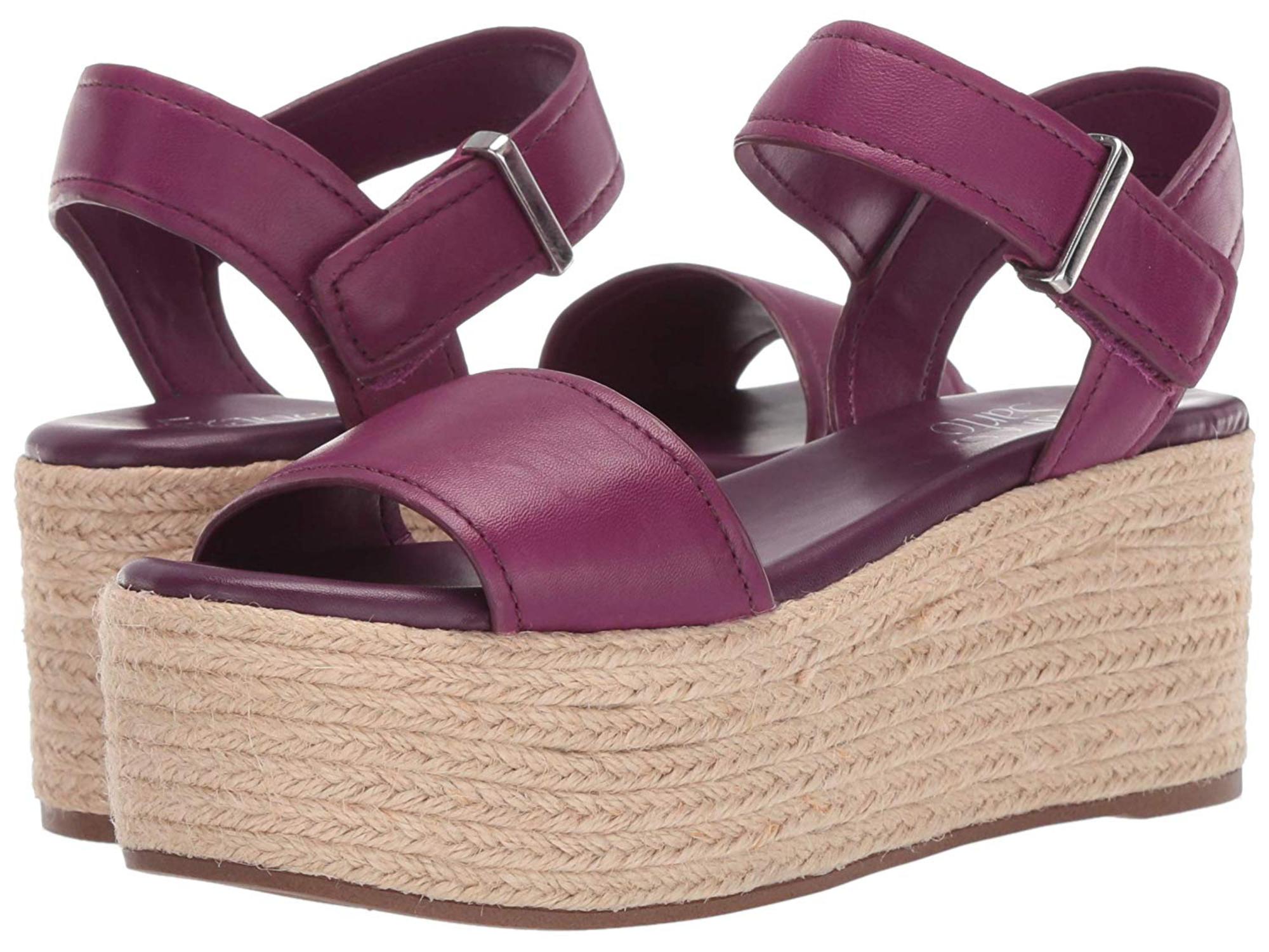 franco sarto ben espadrille platform sandal
