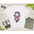 thumbnail image 3 of Happy Cat Kitten Rider Riding Bike Motorcycle Motorbike T-shirt Cat Lover Funny Cat Shirt Cute Cat Owner Mom Shirt Cat Lady Rider Tshirt, 3 of 8