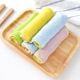 thumbnail image 6 of NIBOLOG Kitchen Double Sided Strong Water Absorbent Cleaning Microfiber Dish Cloth Towel, 6 of 8