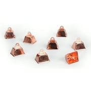 Darice Copper Cowbells for Crafts, 1.25 Inches, 12 Pieces