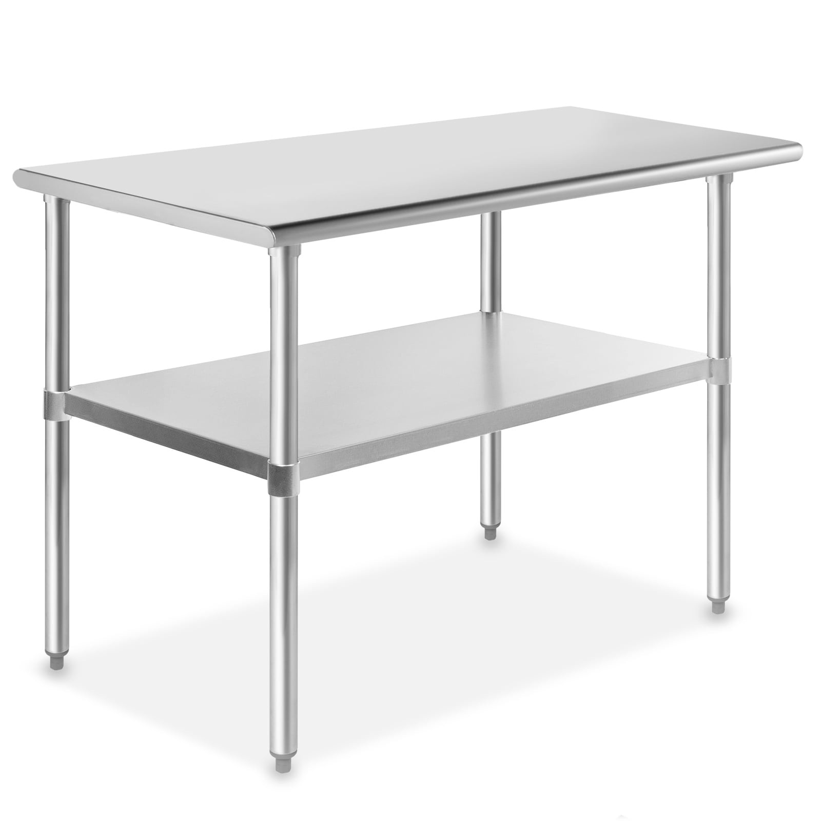 Stainless Steel Top Work Table Kitchen Restaurant Prep NSF Casters 24" x 49" 
