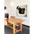 thumbnail image 4 of "Pug Mug" Painting Print on Wrapped Canvas, 4 of 7