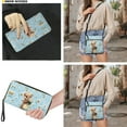 thumbnail image 3 of ZUXONGSY Otter Daisy Flower Print Women's PU Leather Crossbody Hobo Bag & Wallet Set, Adjustable Strap Satchel Purse with Multi-Pockets for Everyday Use, 3 of 5