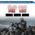 thumbnail image 2 of Accesorios de Casco de Motocicleta Decoración Orejas de Conejo Dobles con Lazo para Cascos de Motocicleta Bicicleta Esquí Rosa Felpa Stickers 1 Juego, 2 of 6