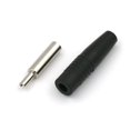 thumbnail image 3 of Latón aislado de seguridad envuelto para el conector macho del cable del enchufe del plátano 4mm,11 Feliz Sencillez, 3 of 5