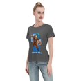 thumbnail image 4 of T-Shirt Basique à Manches Courtes pour Femmes Super Saiyan, 4 of 6