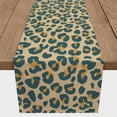 thumbnail image 3 of Creative Products Beige Leopard 16 x 90 Cotton Twill Table Runner, 3 of 3