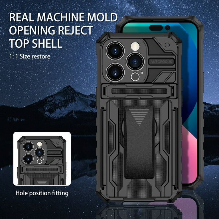 Compatible with iPhone 12 Pro Max Back Case, 360 Rotating
