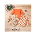 thumbnail image 3 of Seyurigaoka Baby Girls' 3 Pack Rompers Pattern Printed Long Sleeve Jumpsuits, 3 of 9
