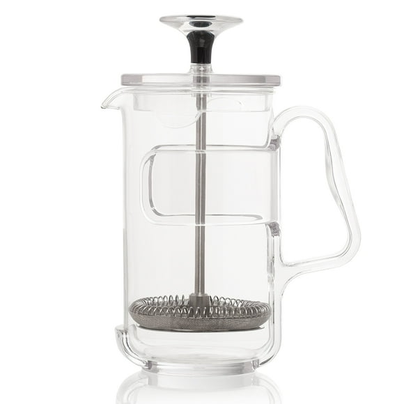 Guzzini Ma Presse à Café / Thé de Cuisine, 3 Tasses, 7 Pouces, Verre en Plastique Transparent